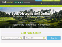 Tablet Screenshot of golfsavers.com